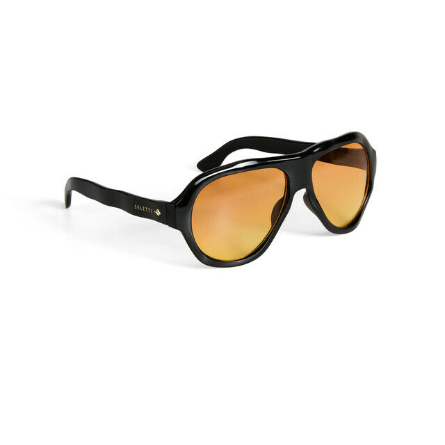 Sunglasses Florida Black Yellow Lens OKKIA x SELETTI - Okkia