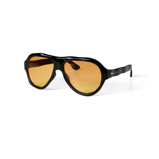Sunglasses Florida Black Yellow Lens OKKIA x SELETTI - Okkia