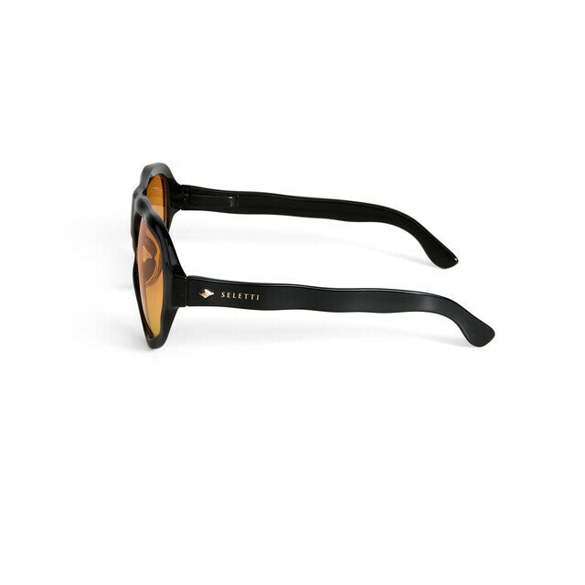 Sunglasses Florida Black Yellow Lens OKKIA x SELETTI - Okkia