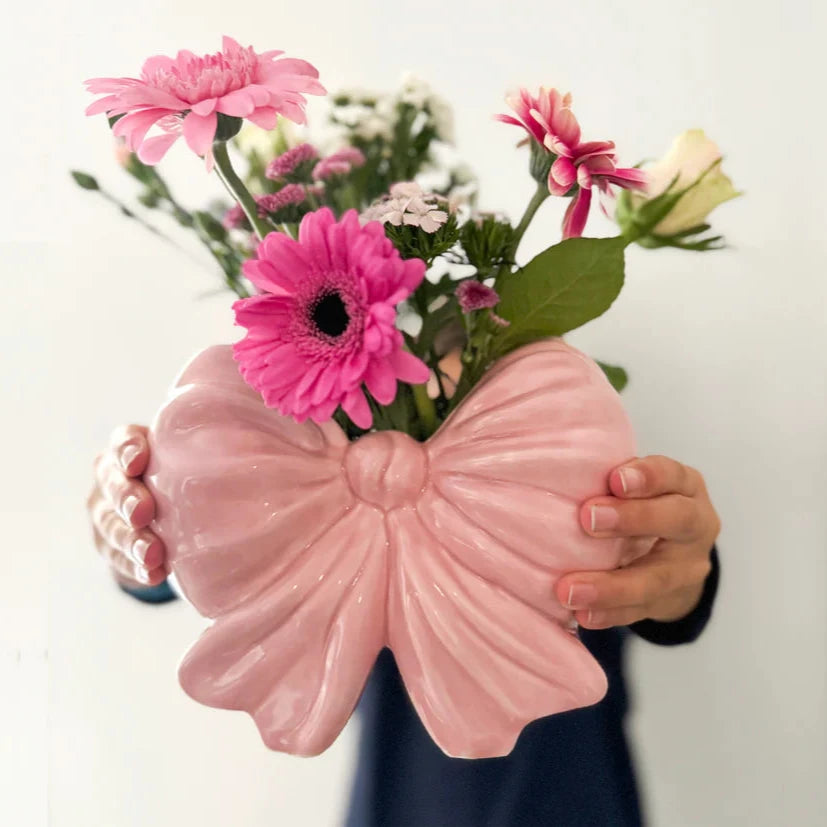 Vase Bow Pink - Bitten