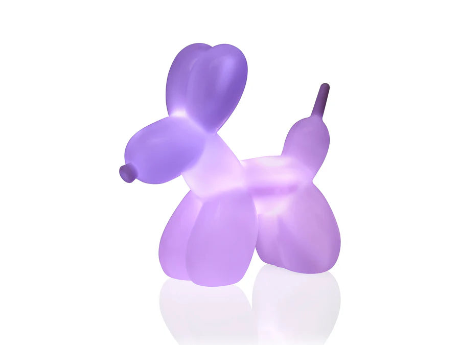 Lamp Balloon Dog Paars - Bitten