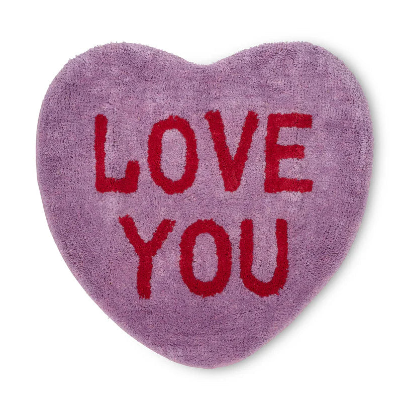Vloerkleerd Love Your Heart Paars - Bitten