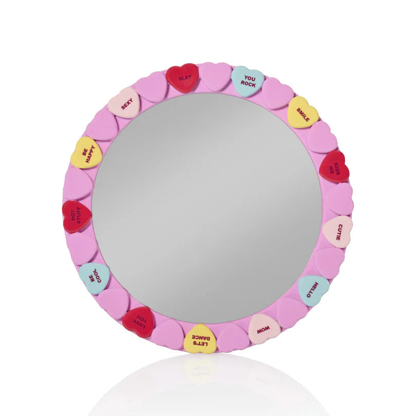 Spiegel Sweet Heart Candy Paars - Bitten