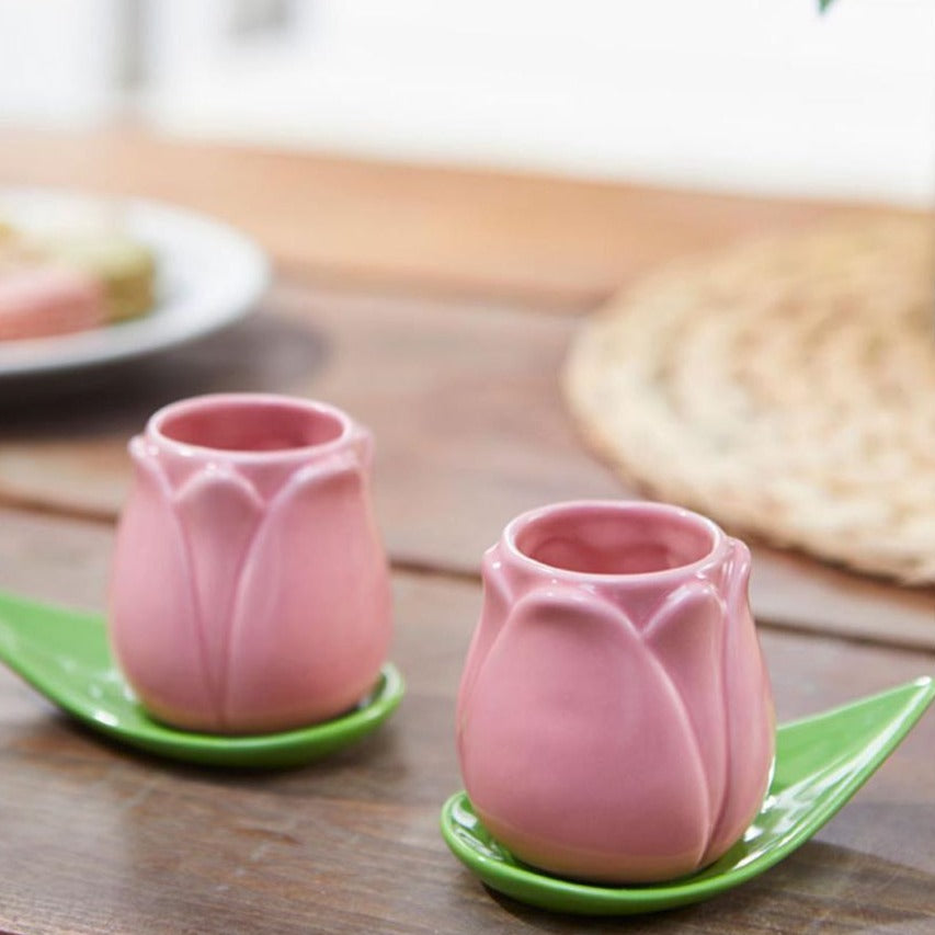 Mug Set Coffee Tulip Pink - Balvi
