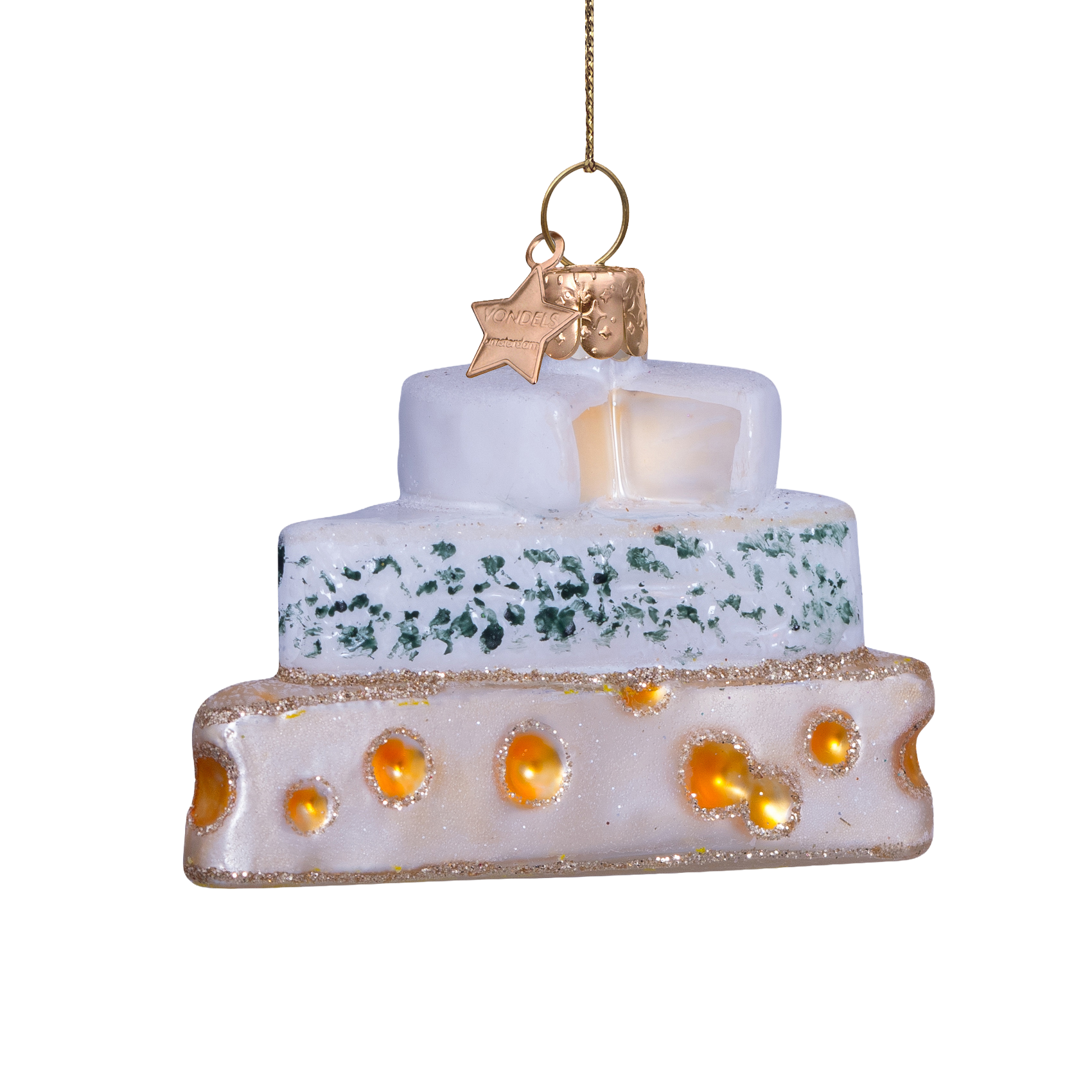 Christmas Ornament Three Cheeses - Vondels