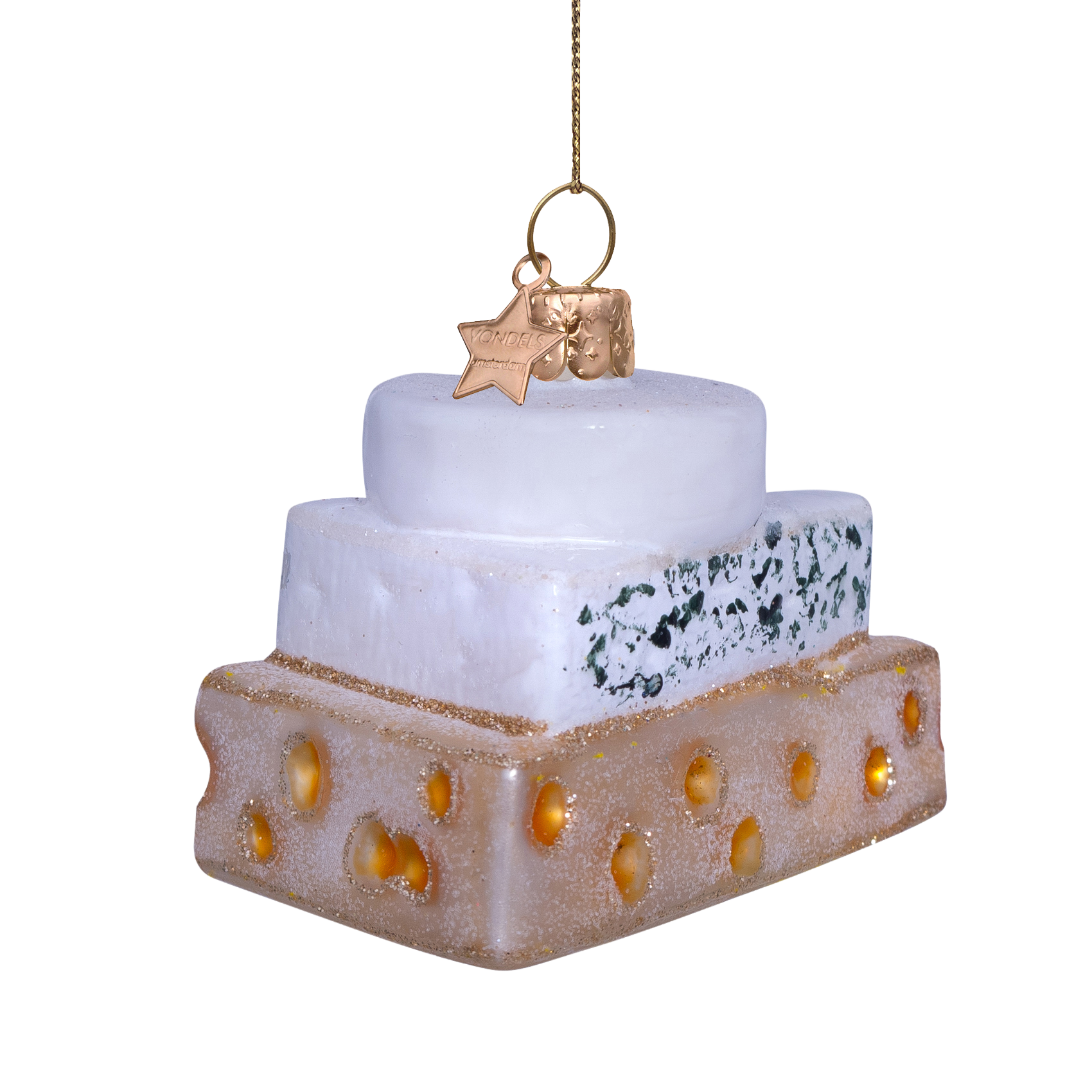 Christmas Ornament Three Cheeses - Vondels