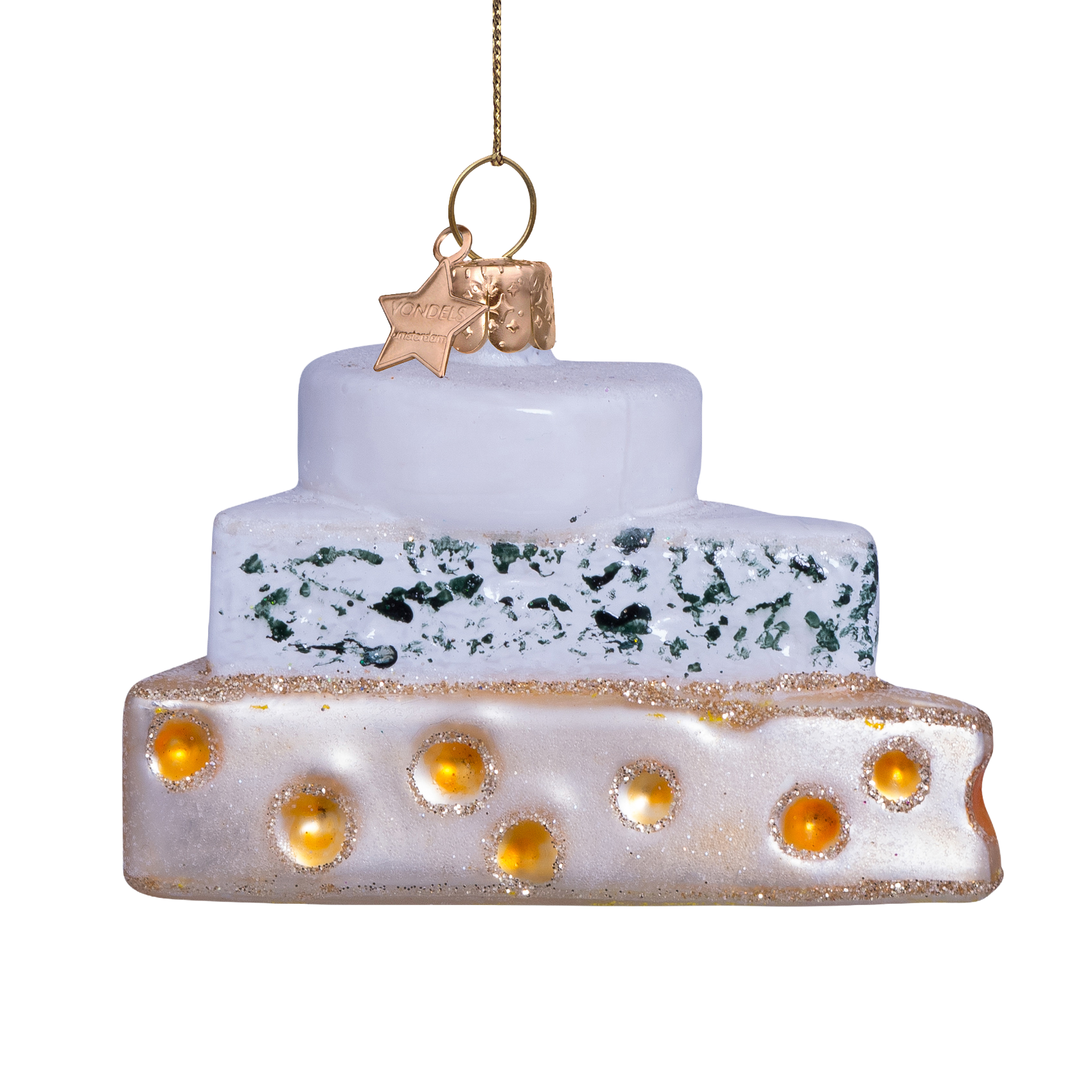 Christmas Ornament Three Cheeses - Vondels