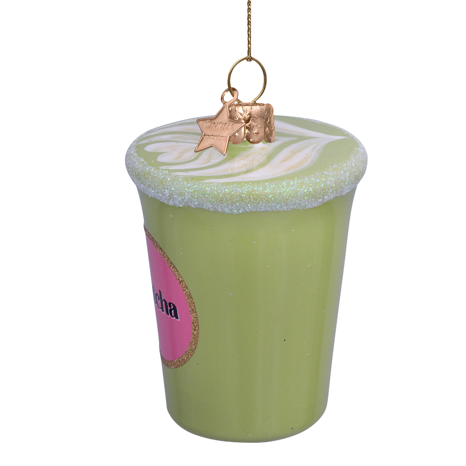 Christmas Ornament Mango Iced Matcha - Vondels