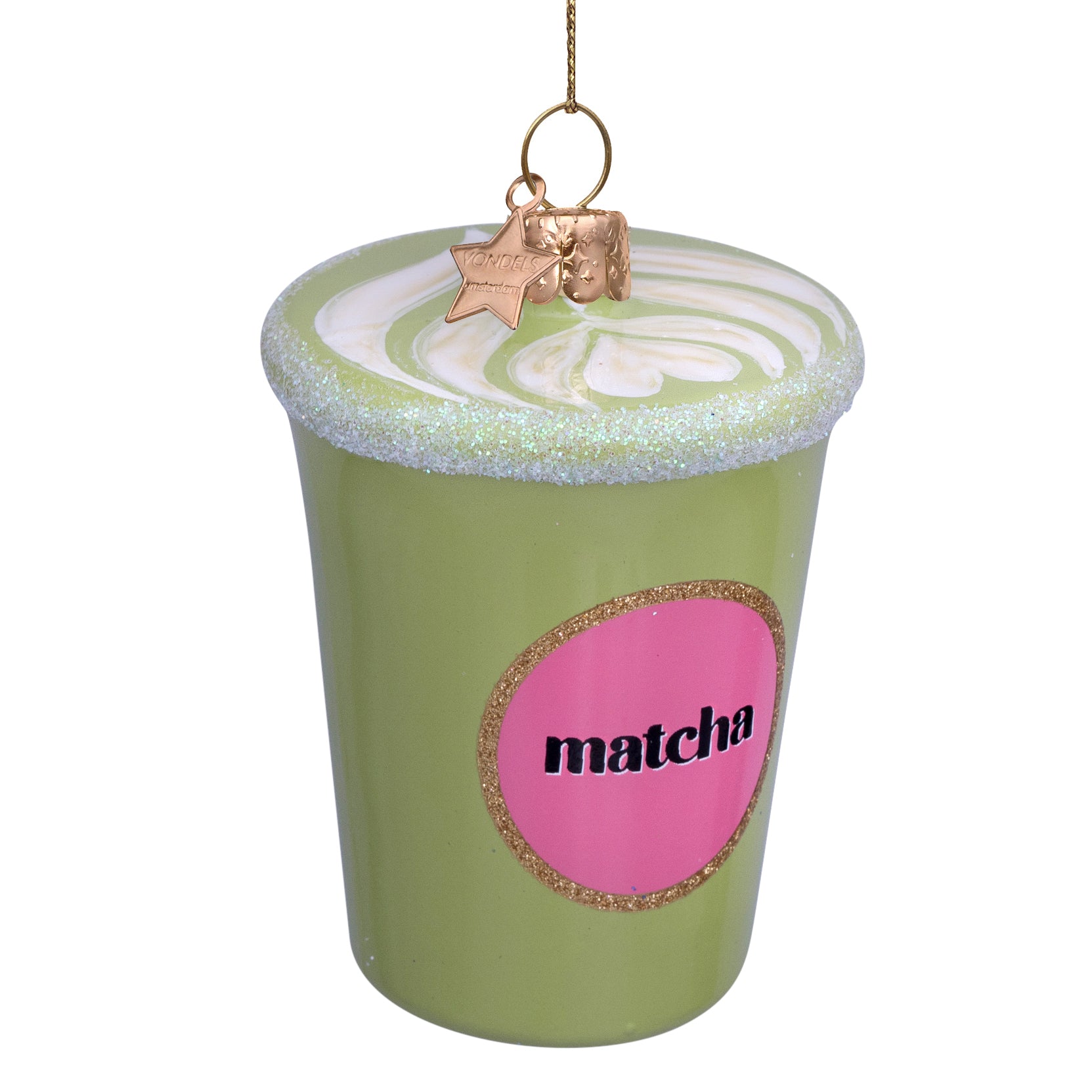 Kerst Ornament Matcha Tea Latte – Vondels