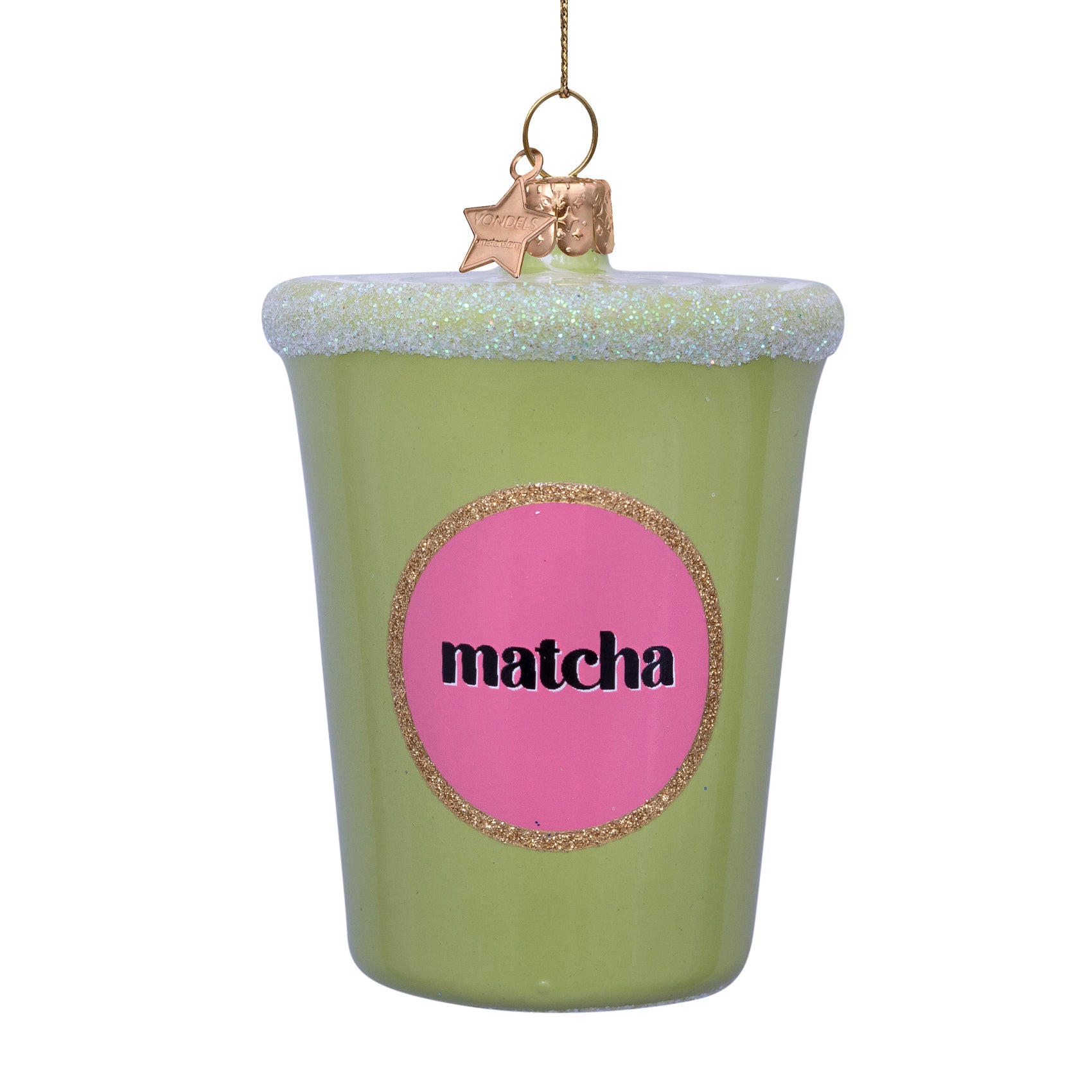 Kerst Ornament Matcha Tea Latte – Vondels