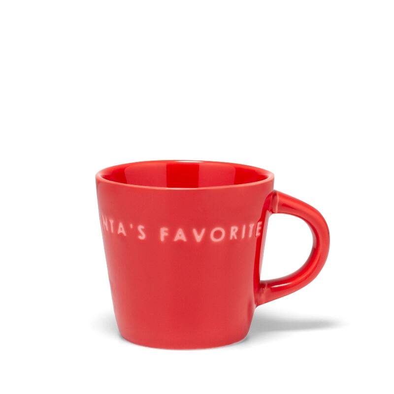 Mokje Espresso Cup Santa’s Favorite Rood – Vondels