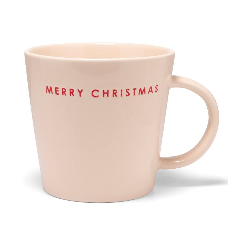 Mok Tea Cup Merry Christmas Creme  – Vondels
