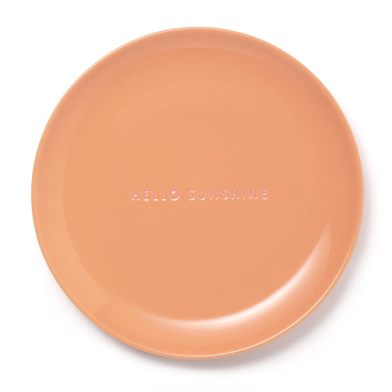 Ontbijtbord Hello Sunshine Oranje – Vondels