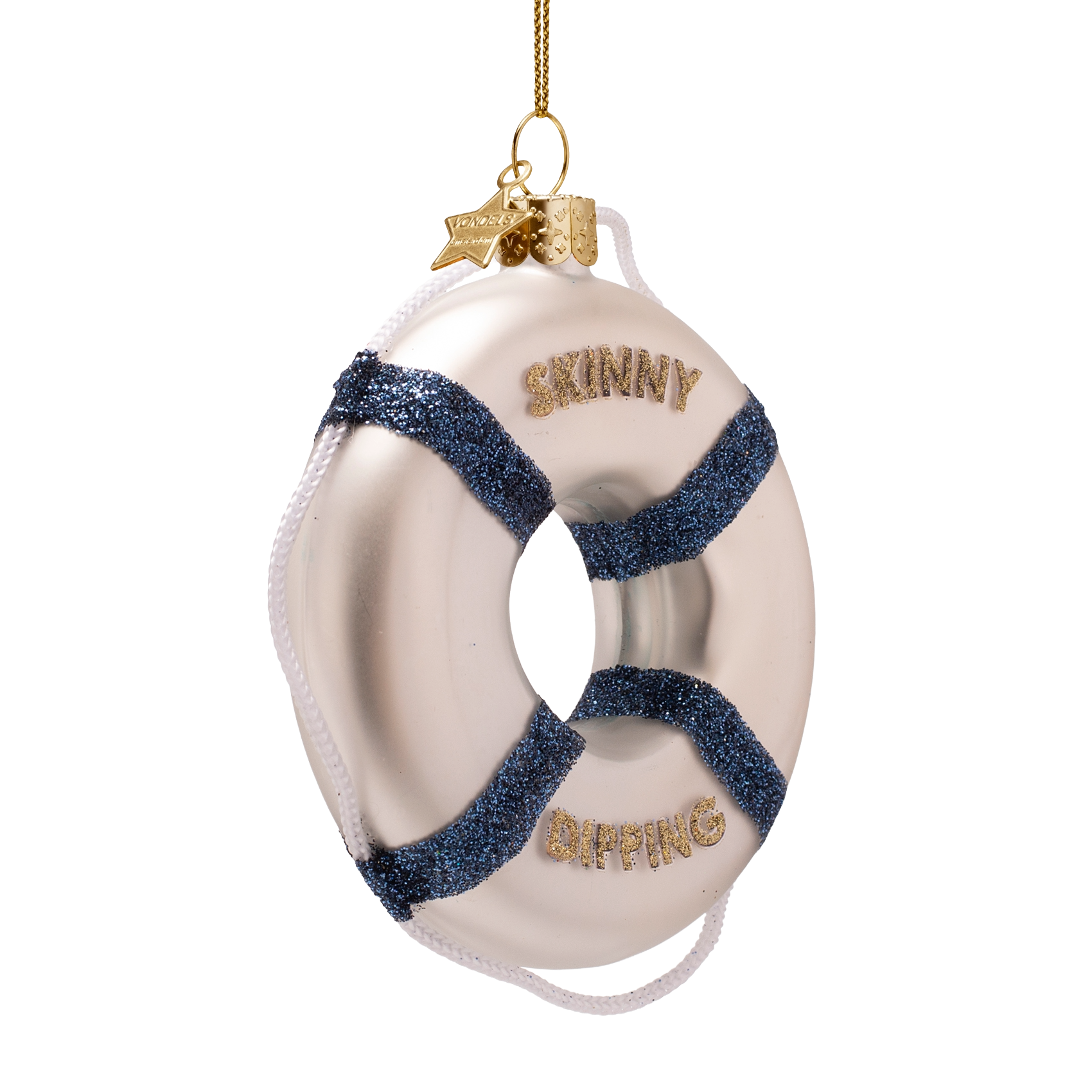 Christmas Ornament Lifebuoy Skinny Dipping - Vondels