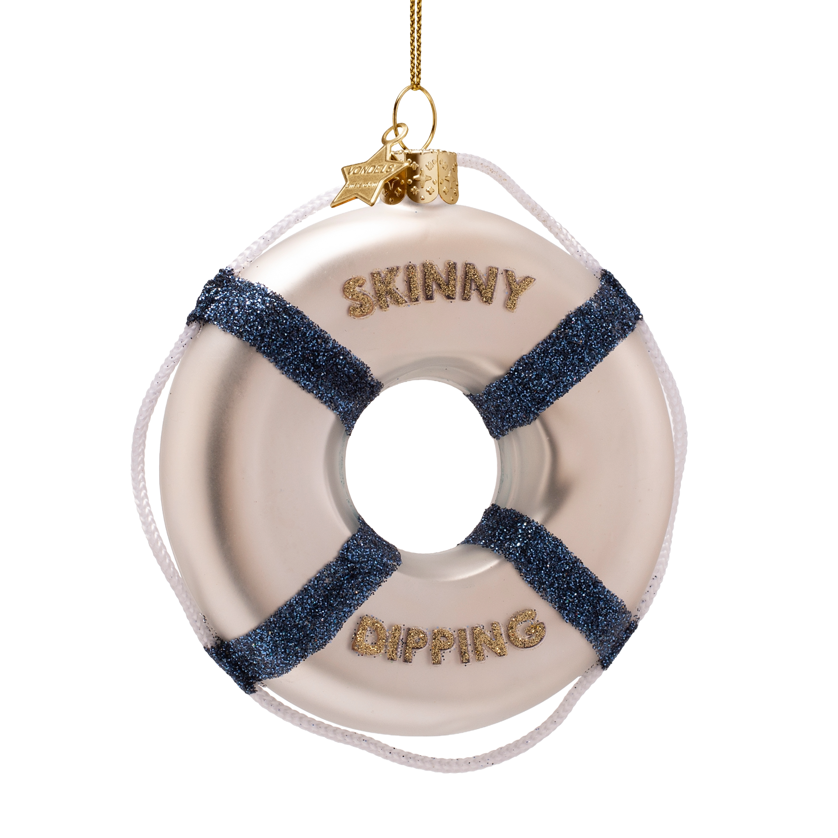 Christmas Ornament Lifebuoy Skinny Dipping - Vondels