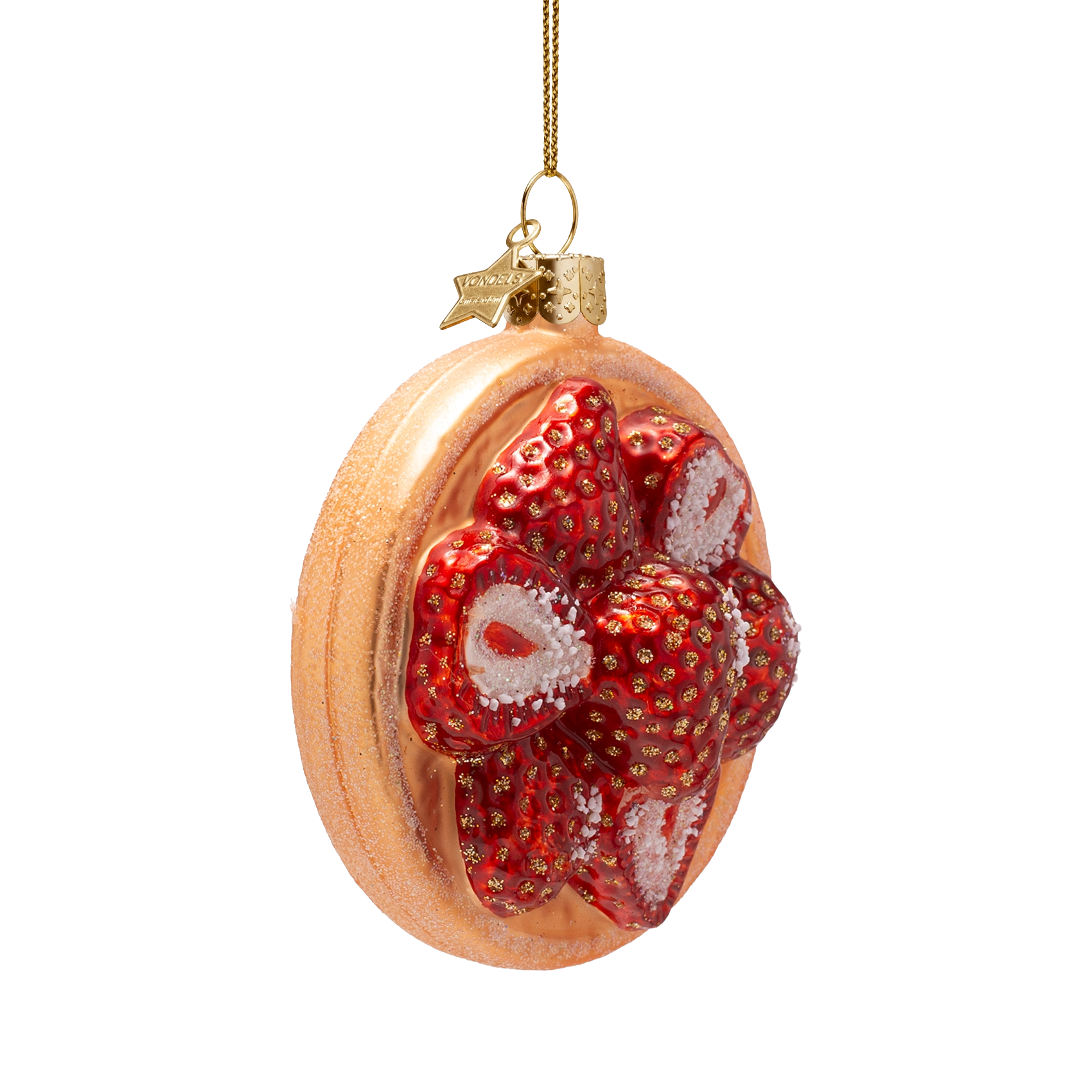 Christmas Ornament Rusk with Strawberry - Vondels