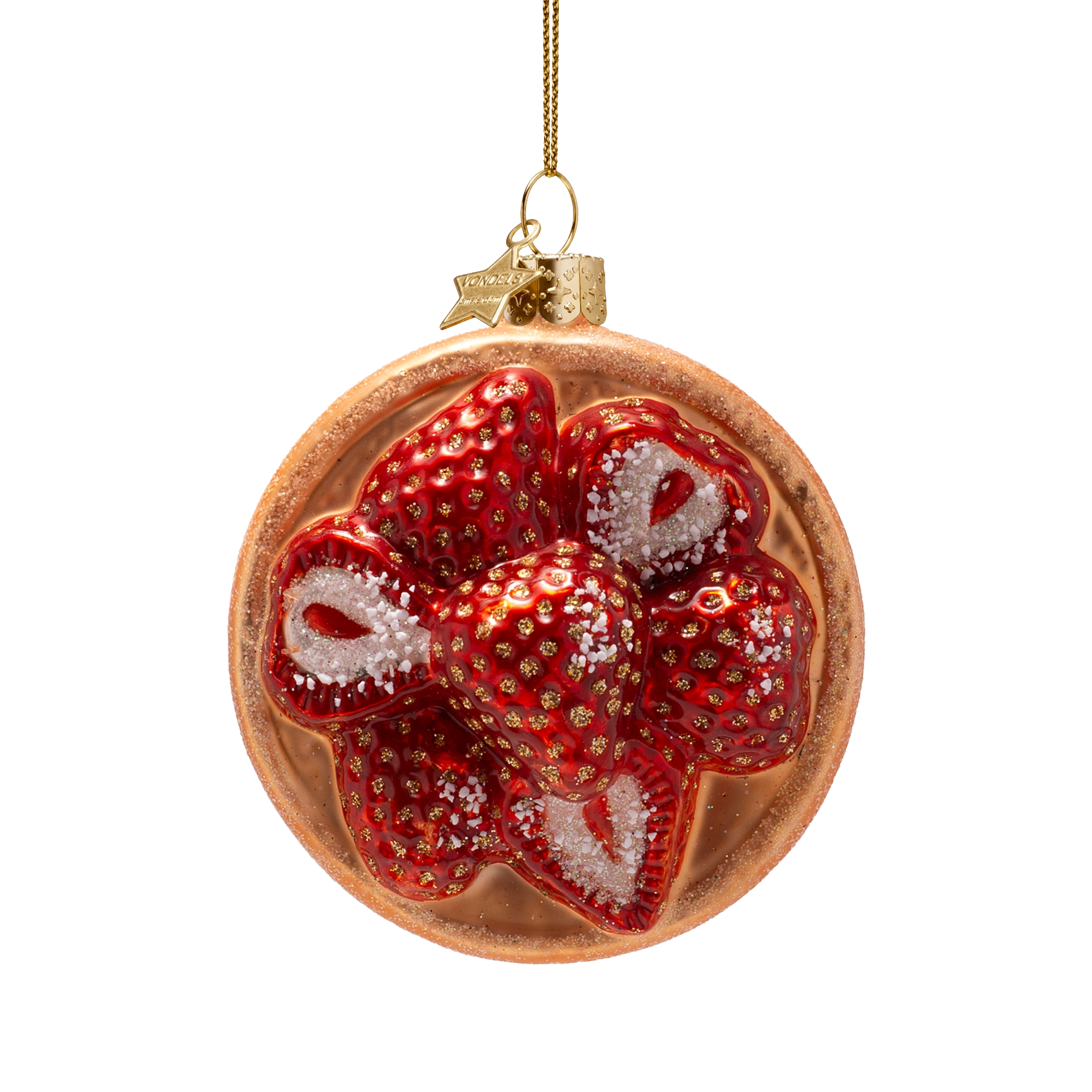 Christmas Ornament Rusk with Strawberry - Vondels