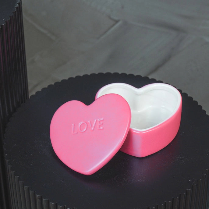 Opbergpot Candy Heart Love Roze - House Vitamin