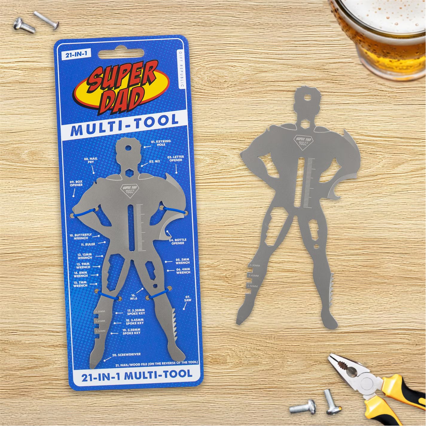 Multitool Super Dad - Gift Republic