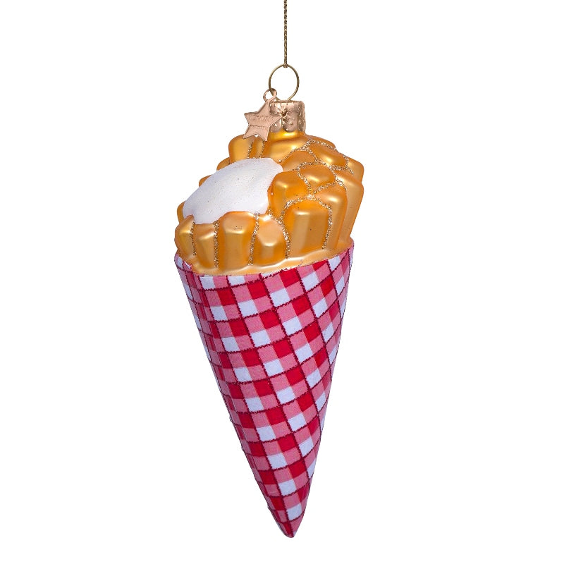 Kerst Ornament Patat Mayo - Vondels