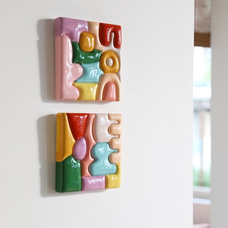 Decoratie Wall Art Puzzle Dot - &Klevering