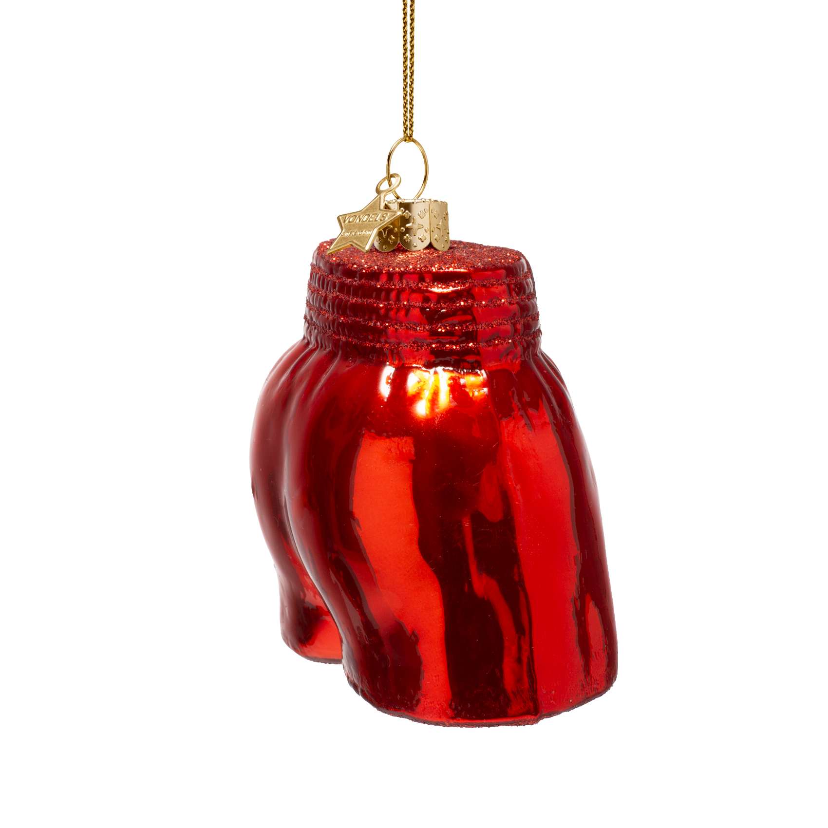 Kerst Ornament Boksbroek Rood - Vondels
