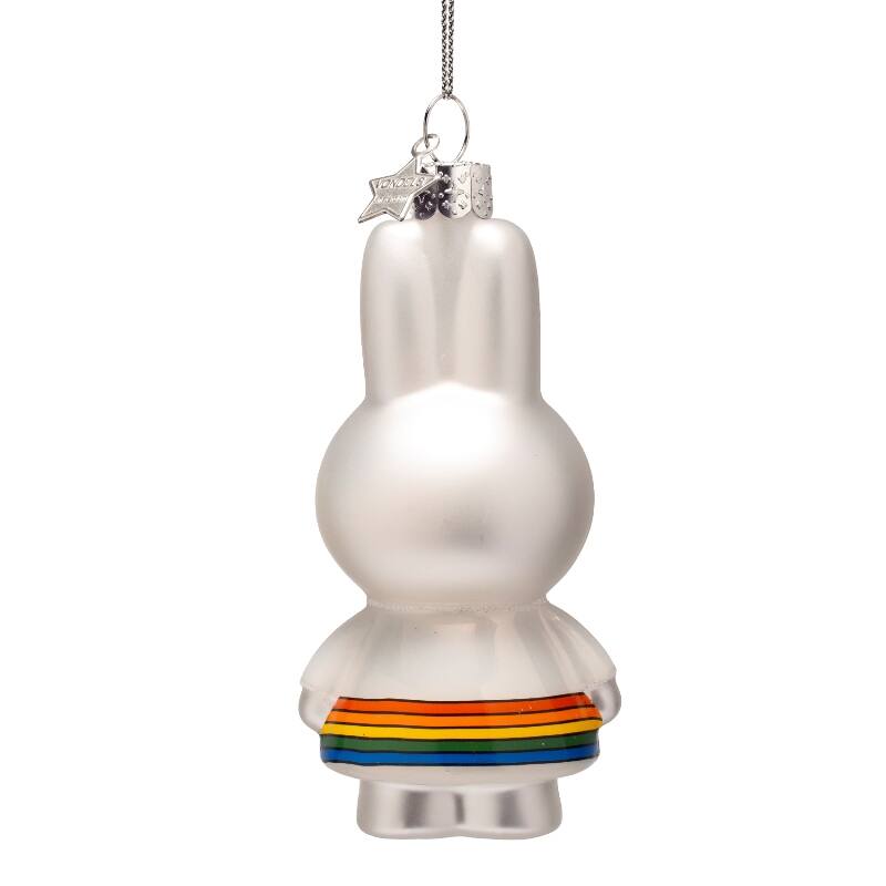 Kerst Ornament Nijntje Met Regenboogjurk – Vondels