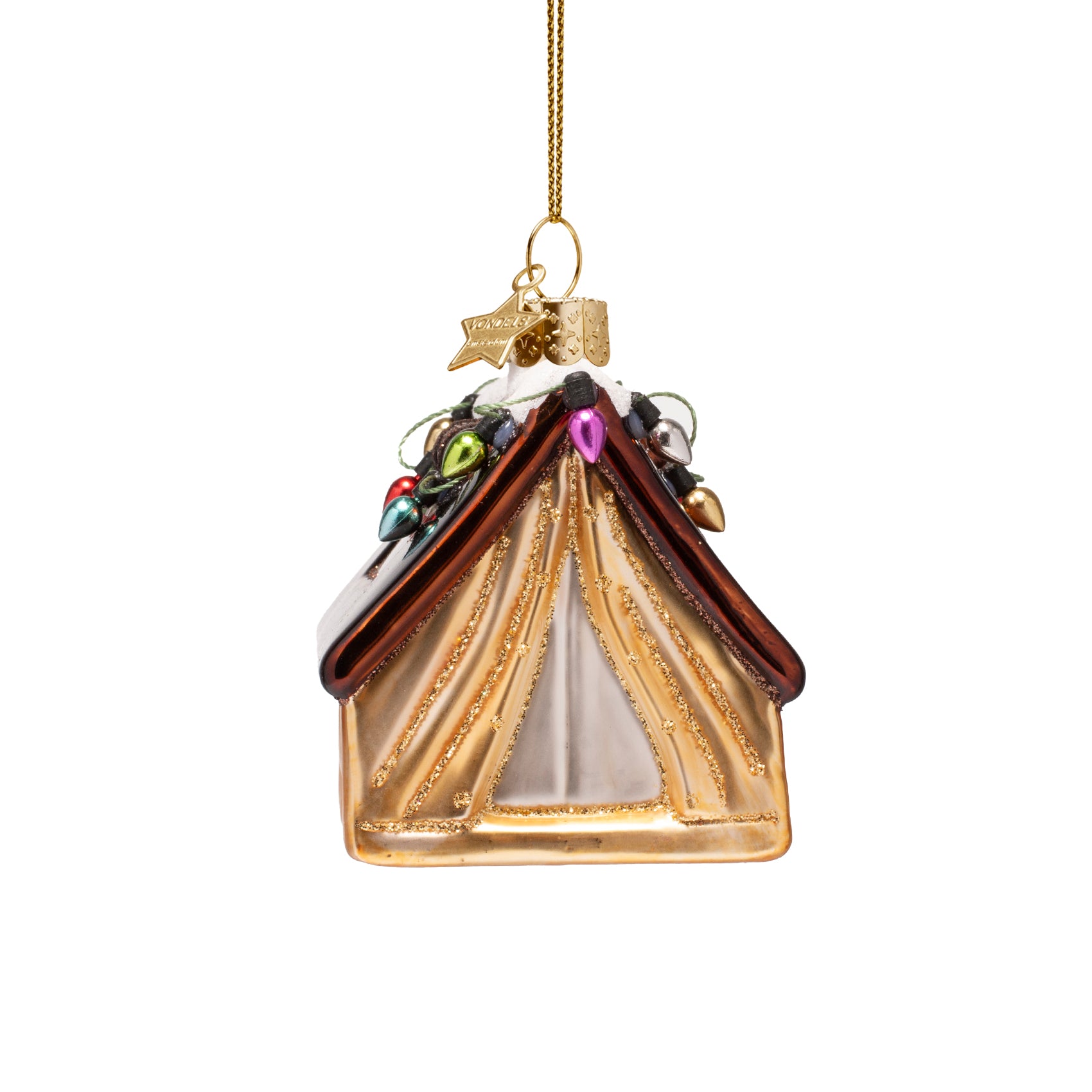 Christmas Tent Ornament with Lights – Vondels