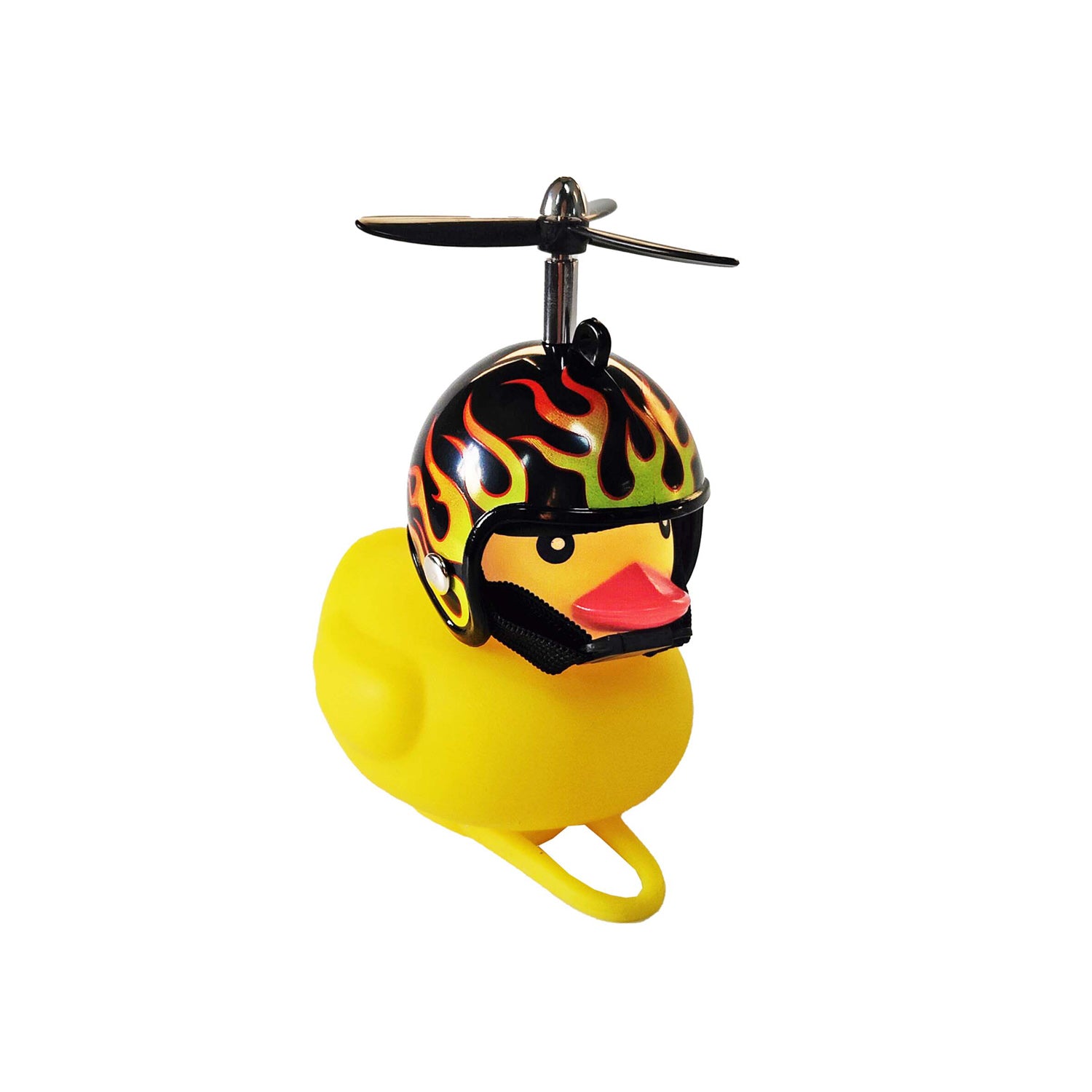 Fietsbel Badeend Vuur Helm - Winkee