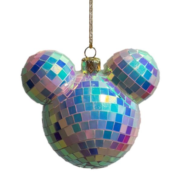 Kerst Ornament Mickey Mouse Disco Iriserend - Disney