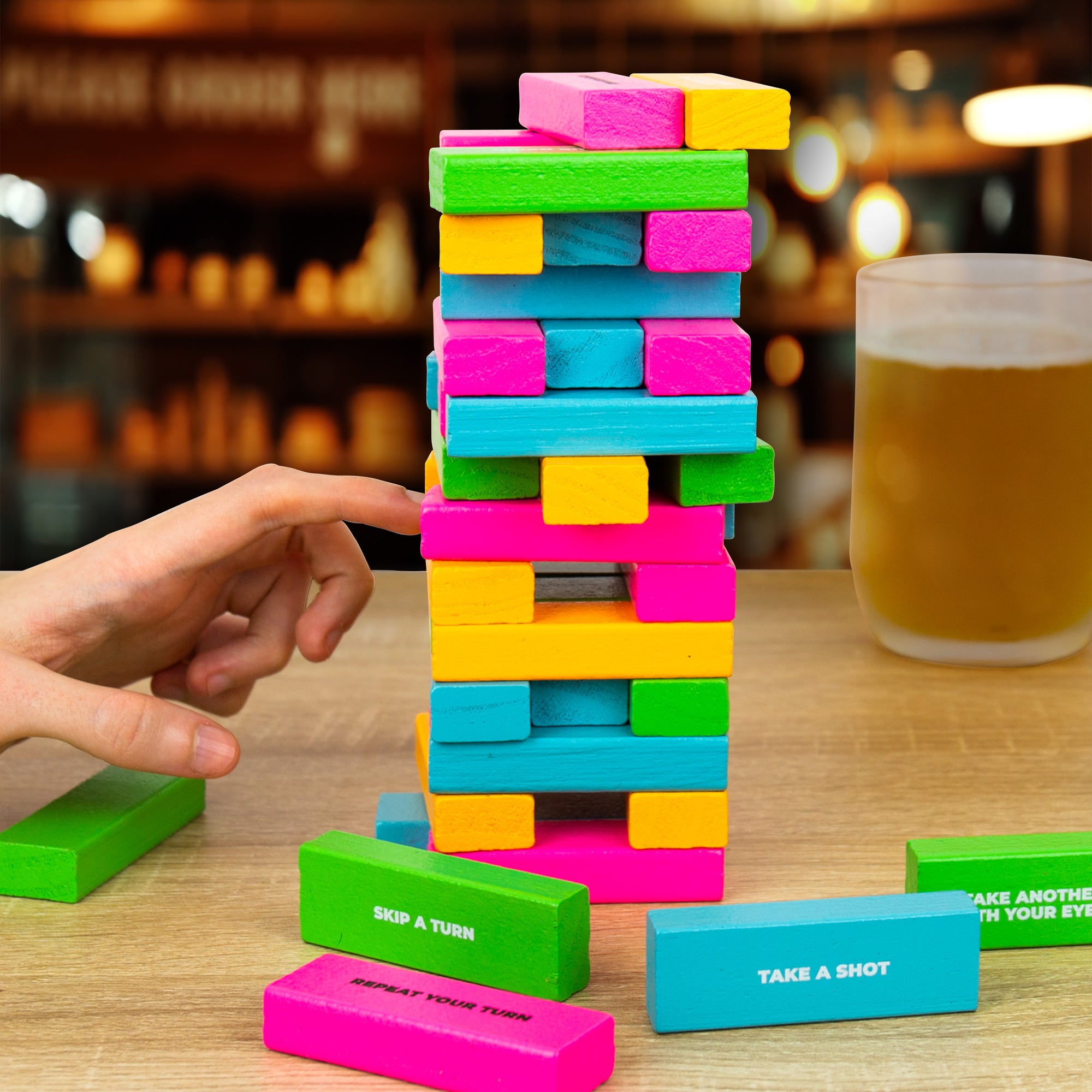 Spiel Tipsy Topple Tower - Gift Republic