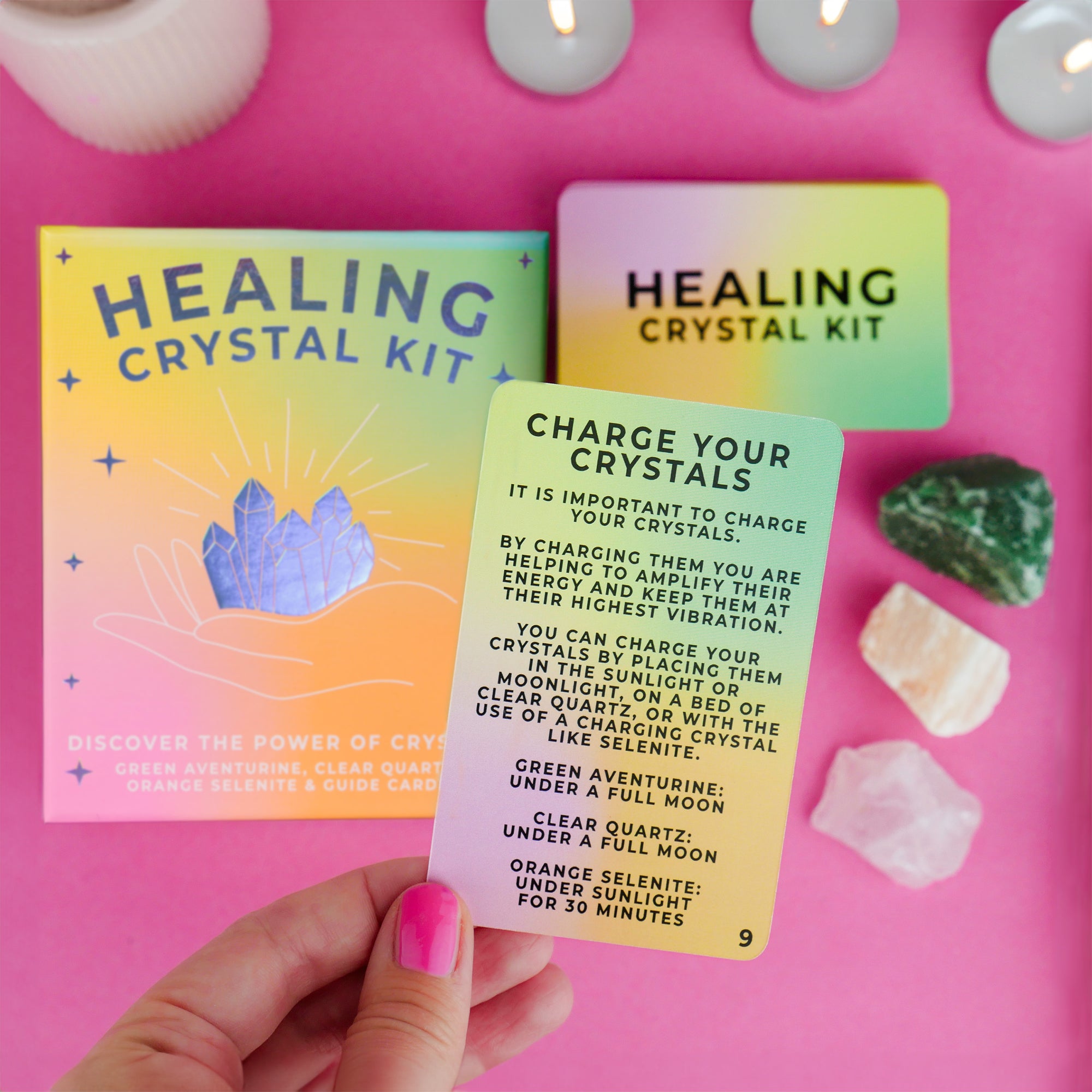 Healing Crystal Kit - Gift Republic