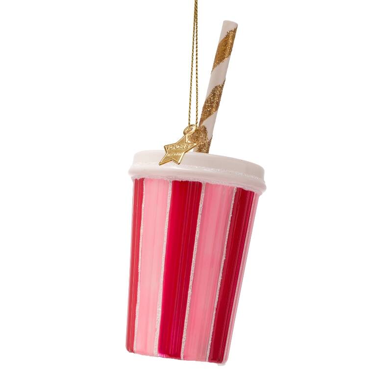 Kerst Ornament Roze Milkshake – Vondels