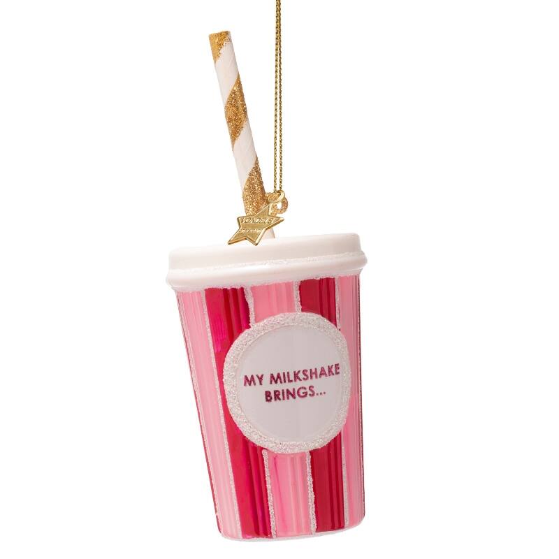 Kerst Ornament Roze Milkshake – Vondels