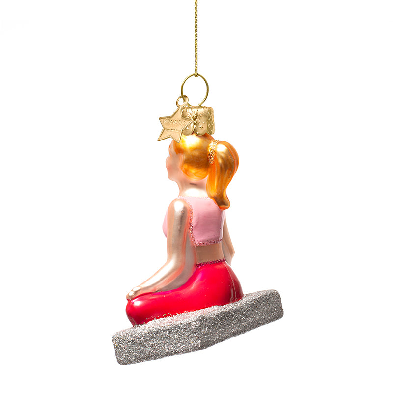 Kerst Ornament Yoga Sukhasana – Vondels