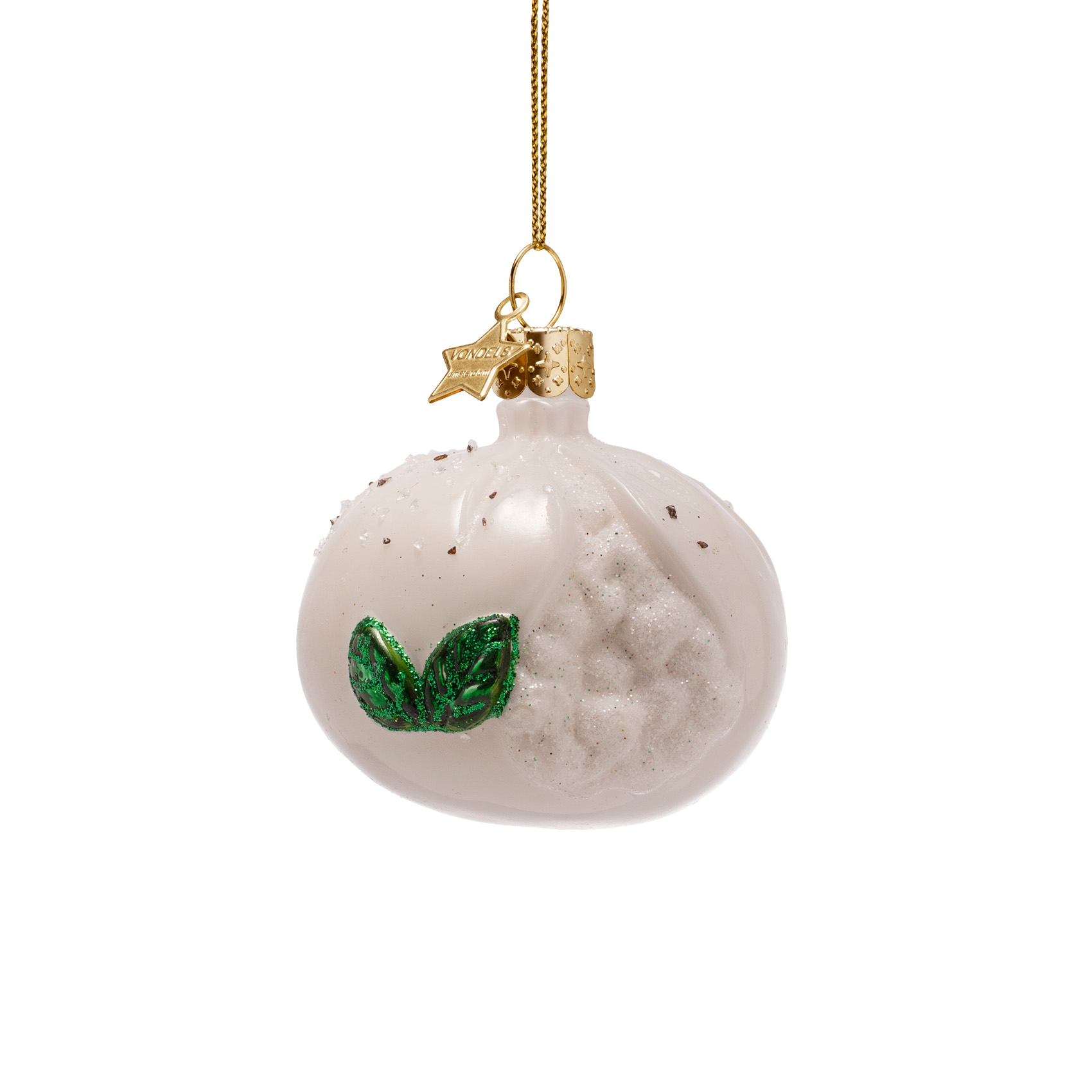 Christmas Ornament Burrata with Basil - Vondels