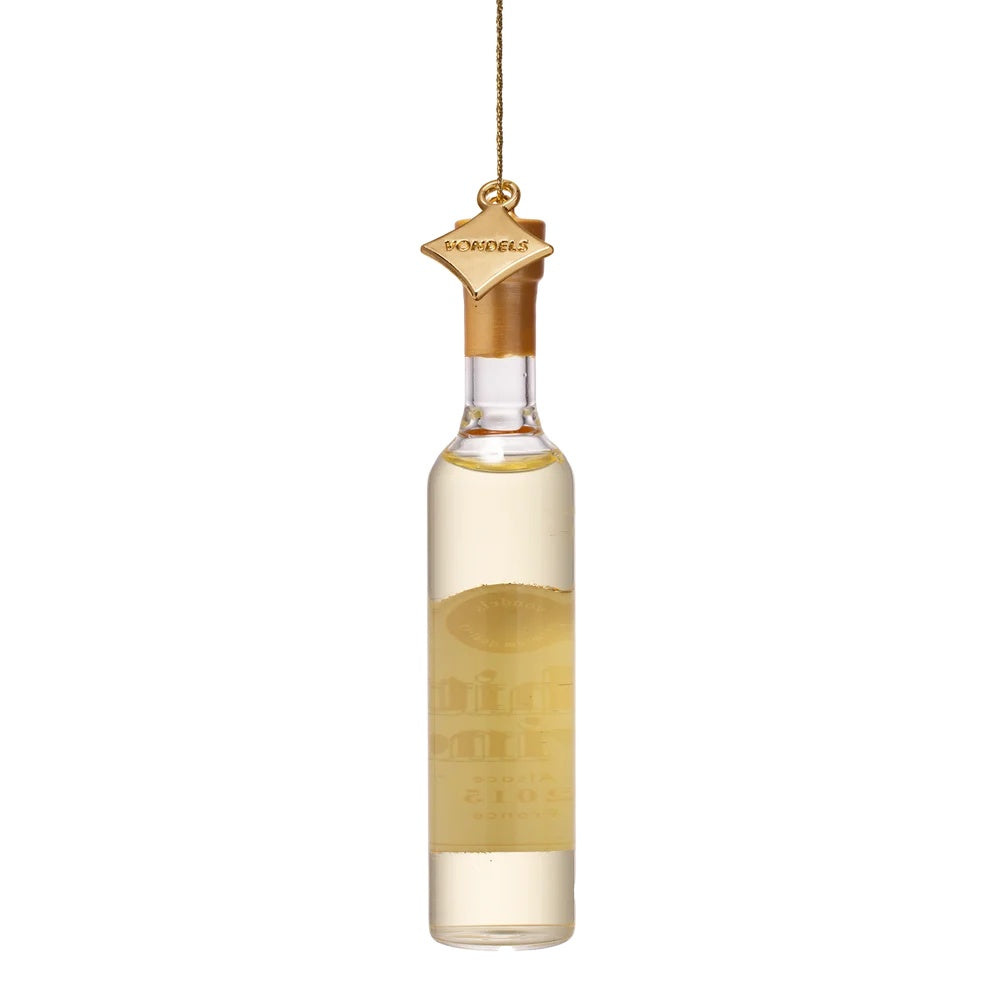 Christmas Ornament White Wine Bottle - Vondels