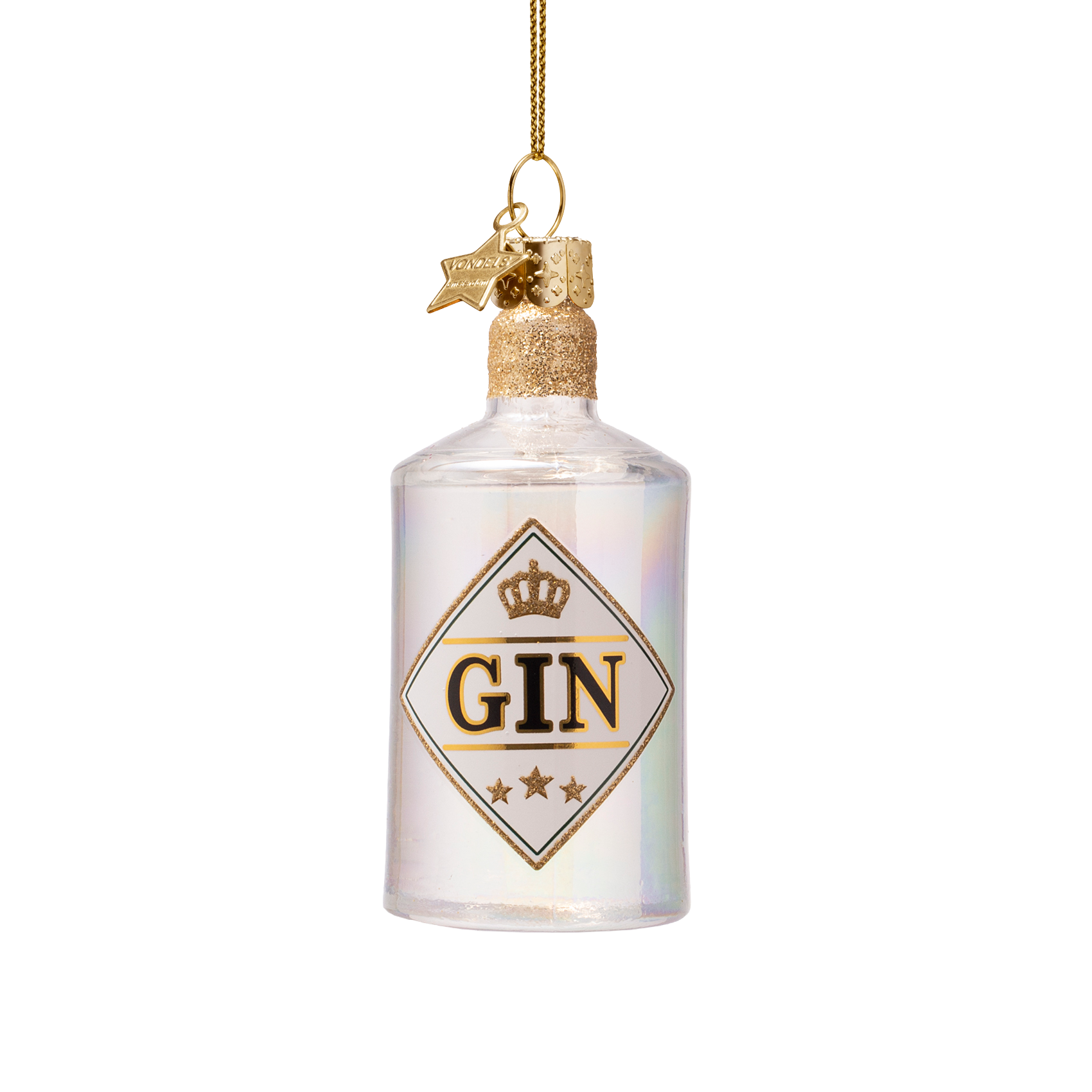 Christmas Ornament Gin Bottle - Vondels