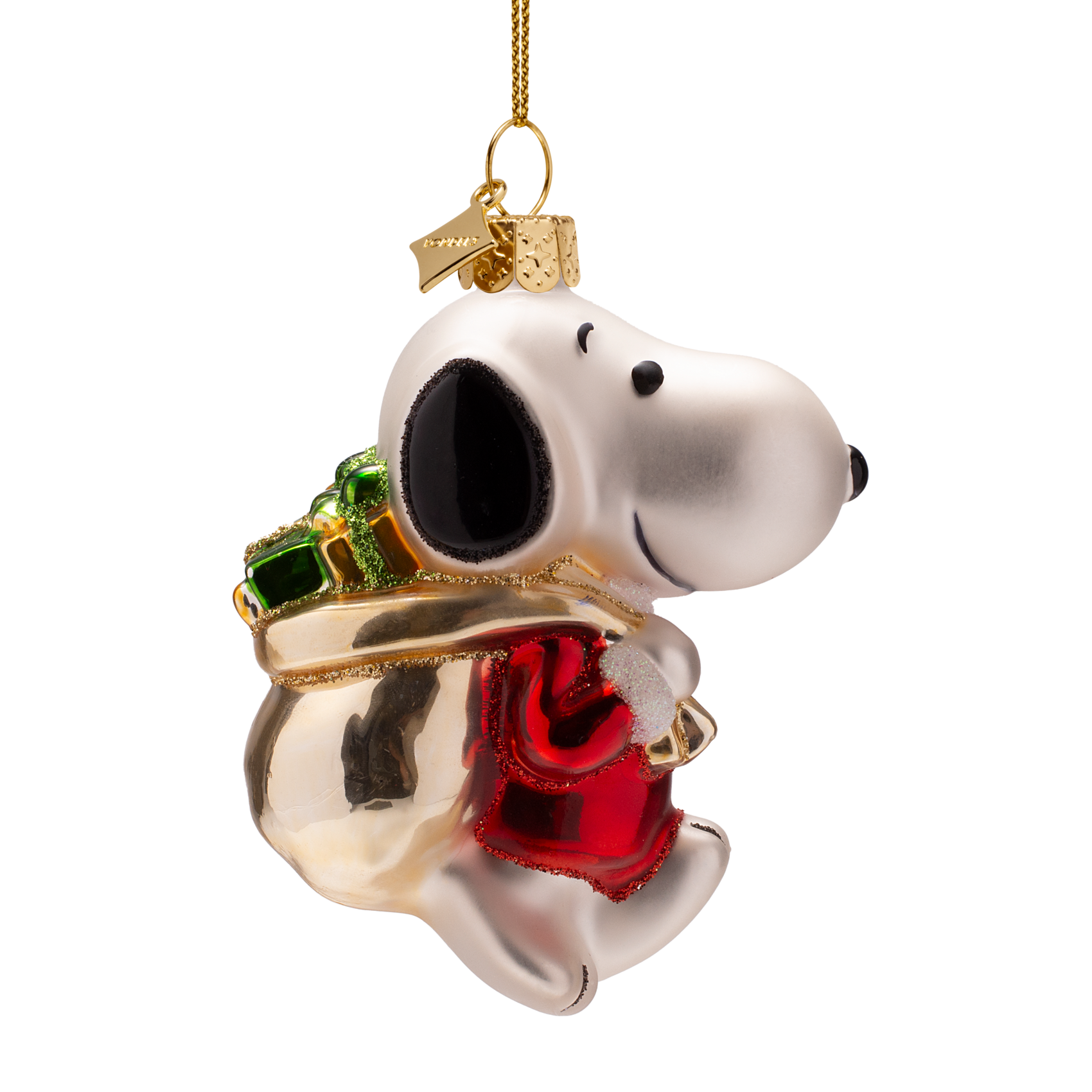 Kerst Ornament Snoopy met Cadeaus - Vondels