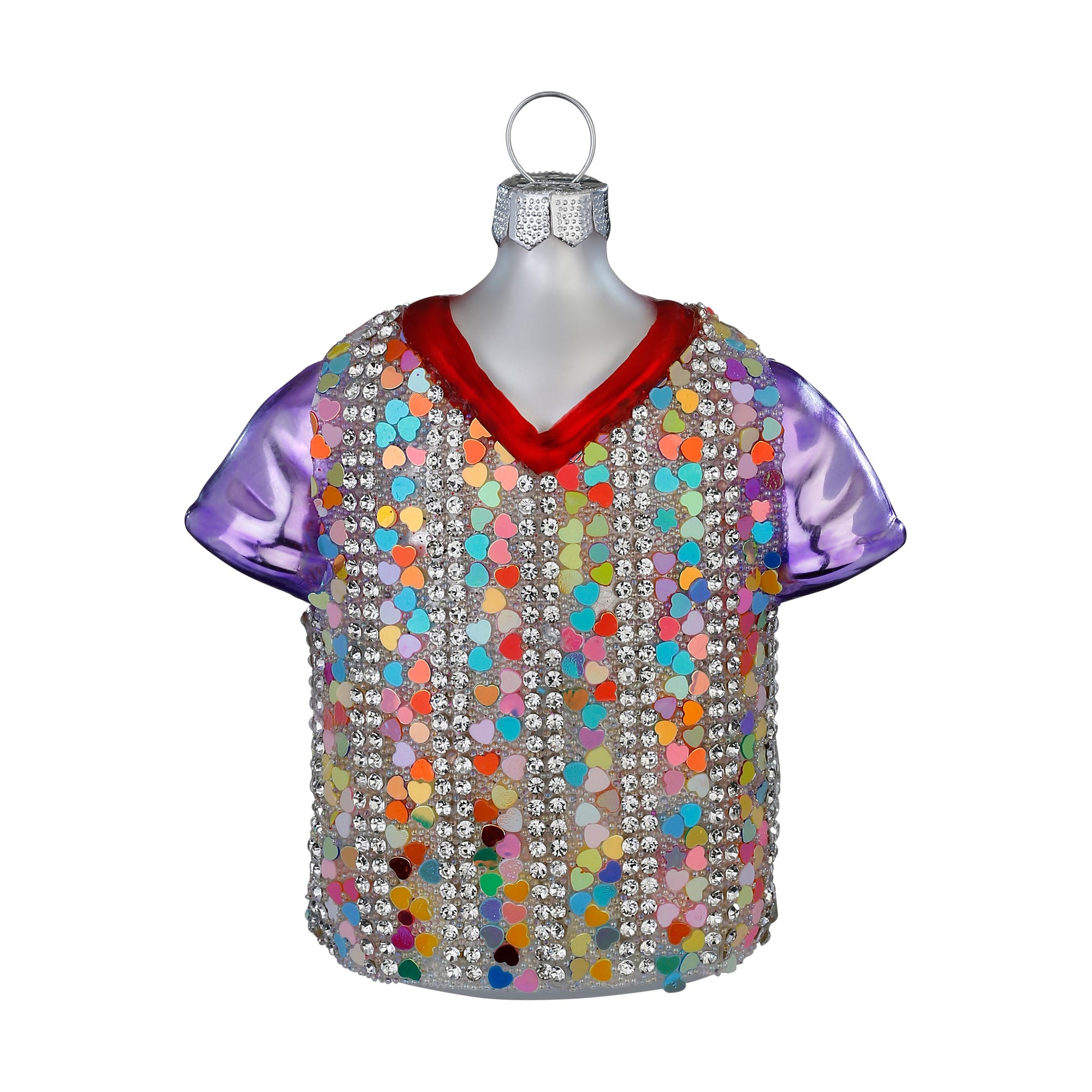Kerst Ornament Glitter Shirt