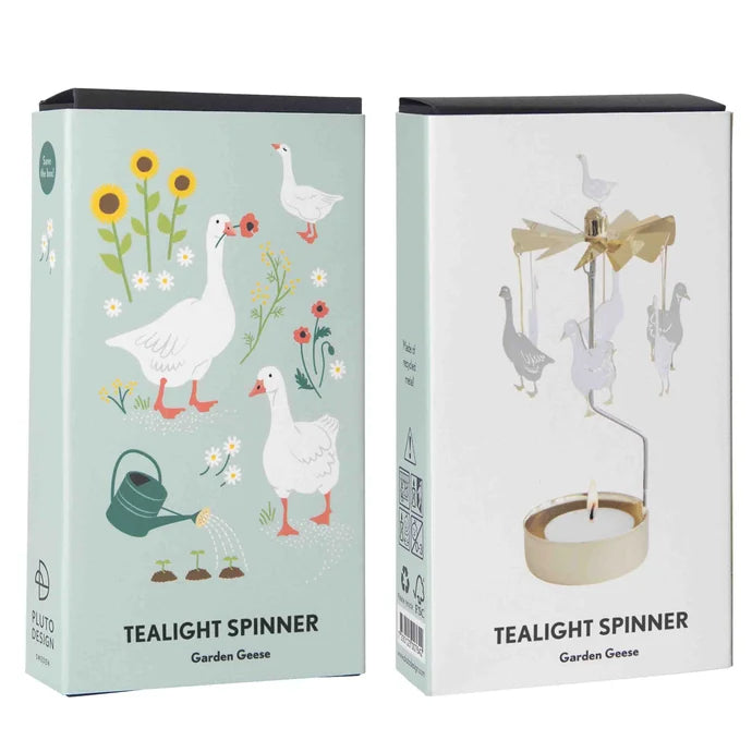 Waxinelichthouder Carrousel Ganzen Wit - Pluto