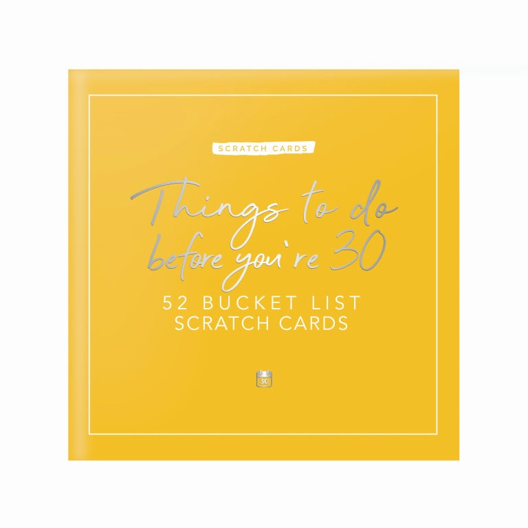 Scratch cards Things to do before you're 30 - Gift Republic
