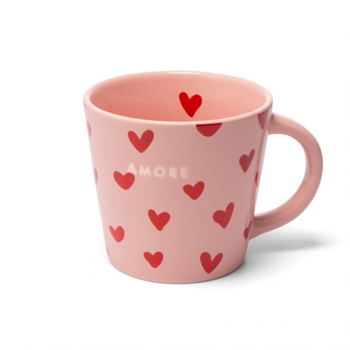 Mug Cappuccino Cup Amour Hearts – Vondels