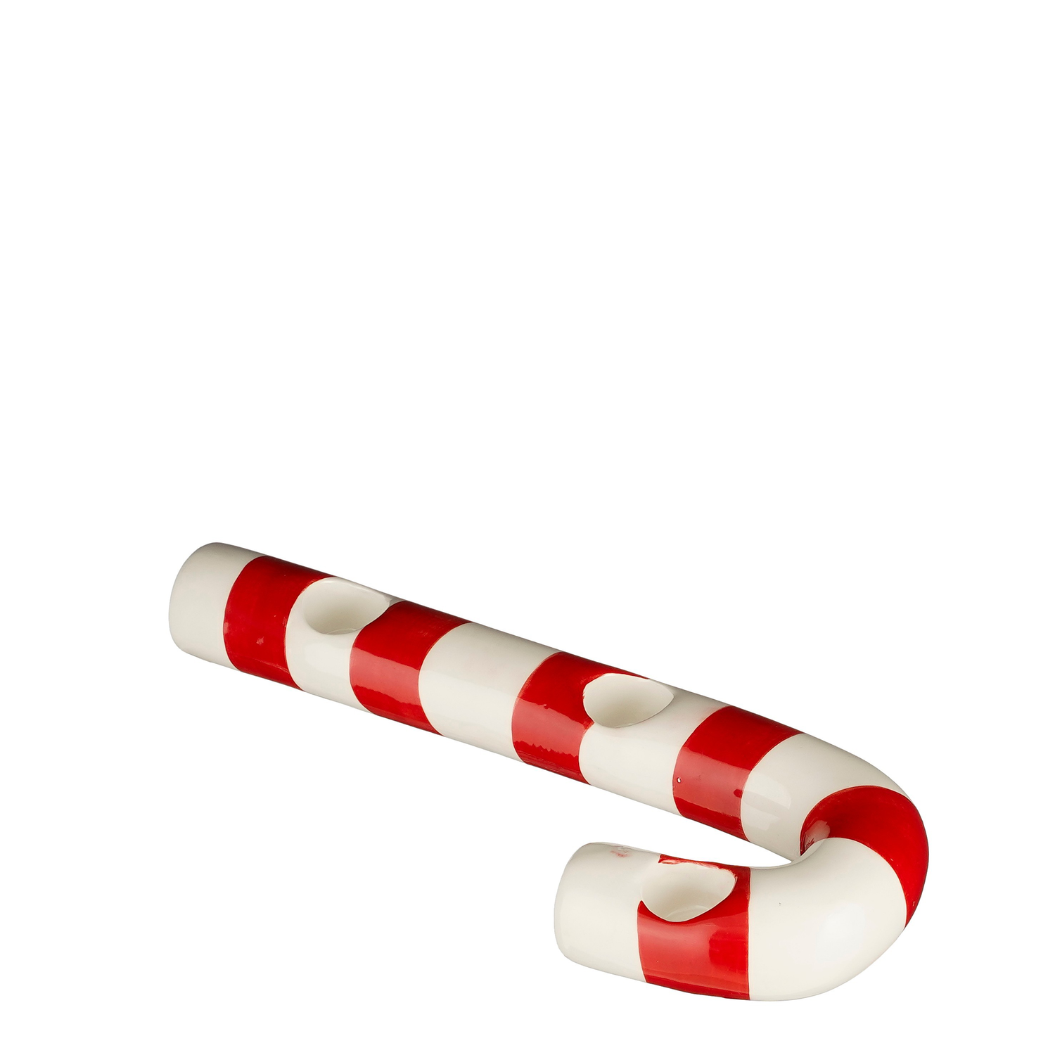 Candy cane candle holder S