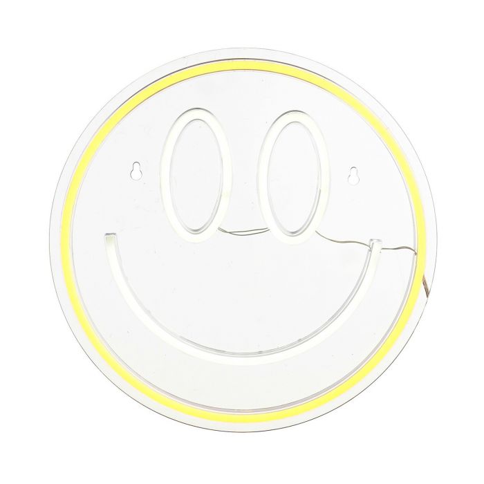 Wall lamp Neon Smiley Yellow White