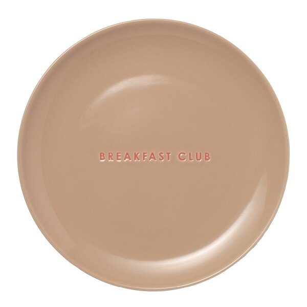 Ontbijtbord Breakfast Club Beige – Vondels