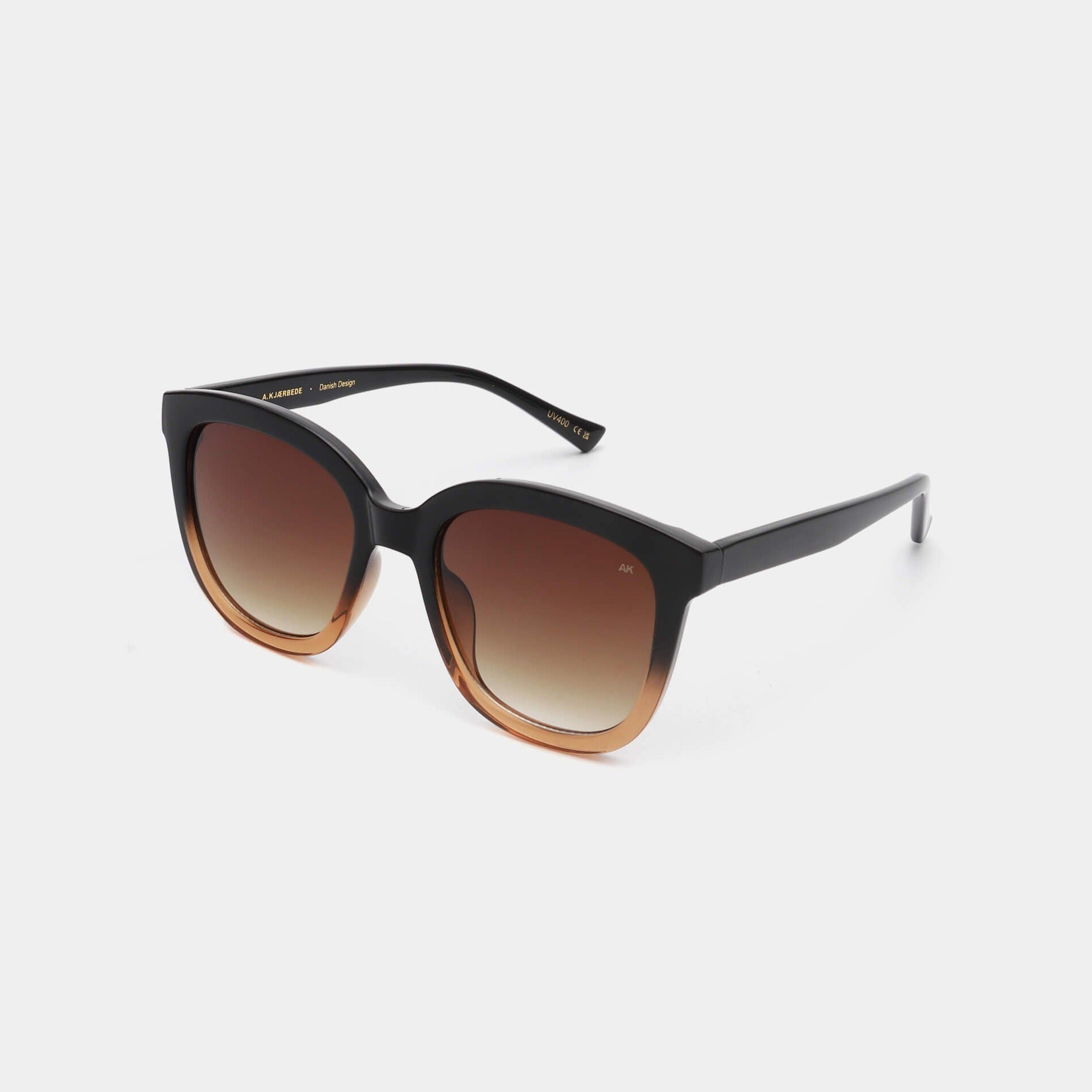 Sunglasses Billy Black Brown - A. Kjaerbede
