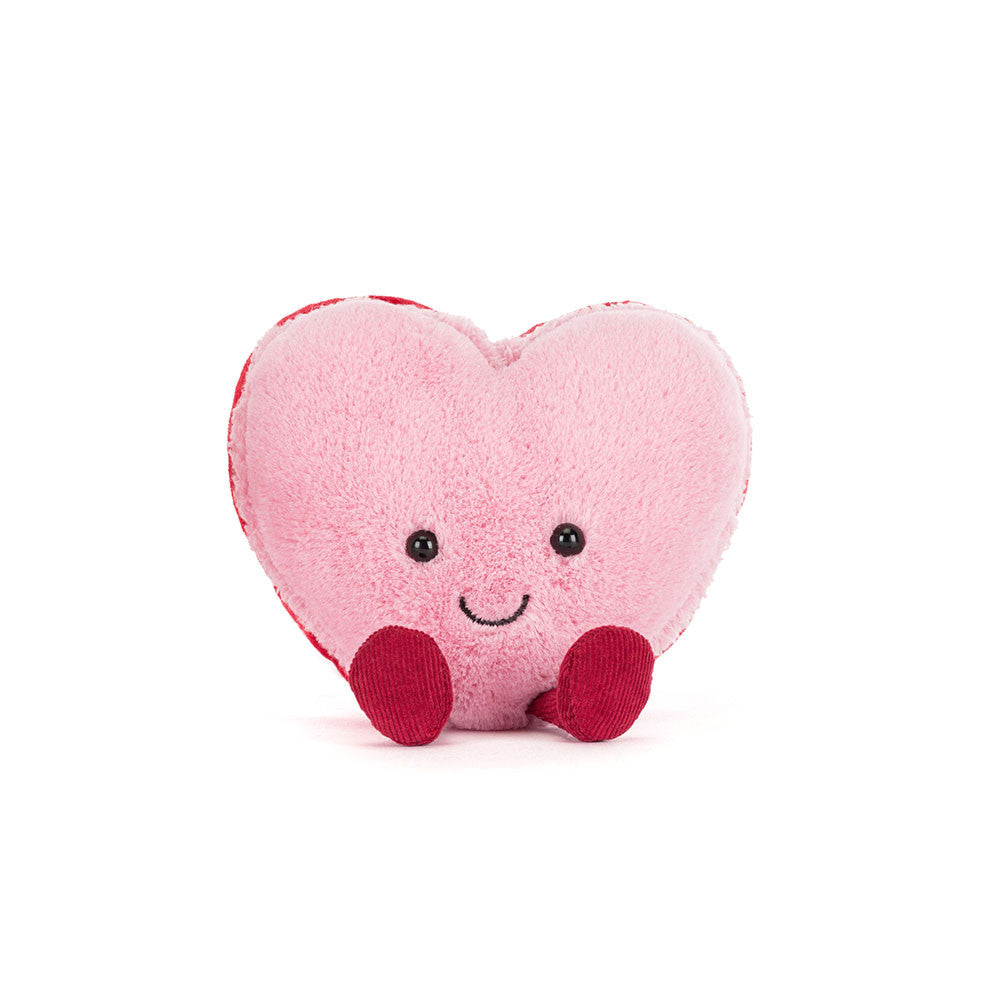 Knuffeltje Amuseables Colette Heart Macaron Pink – Jellycat