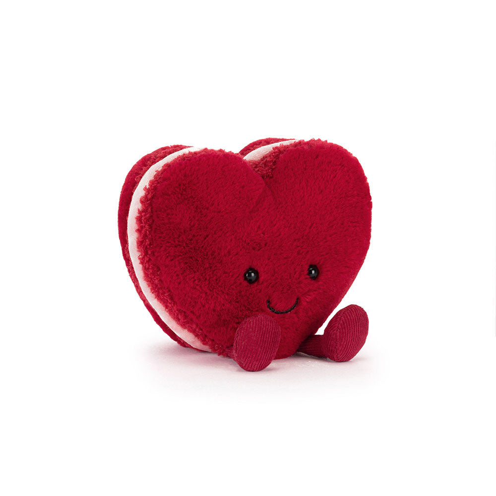 Knuffeltje Amuseables Arlette Heart Macaron Red – Jellycat