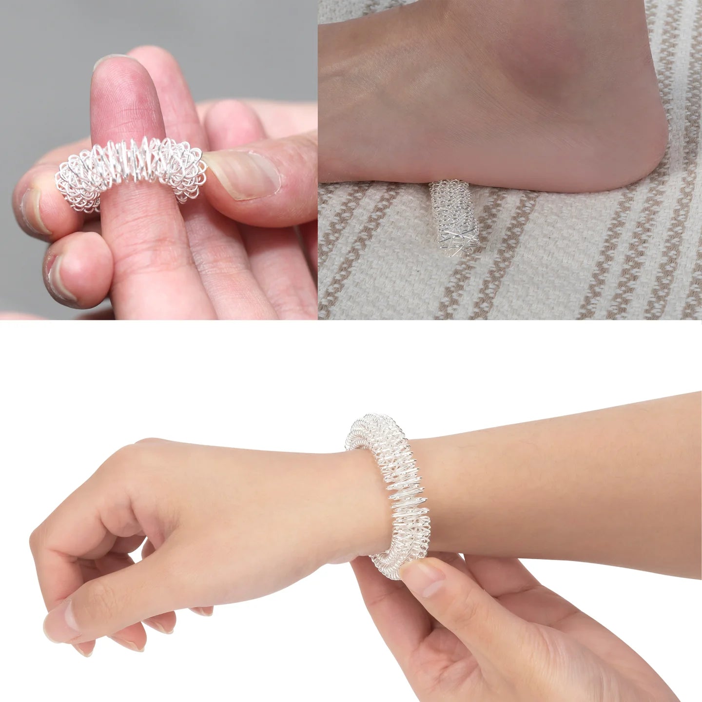 Acupressure Feet, Wrists and Fingers Rings - Kikkerland 